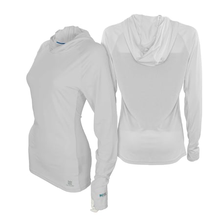 Woman's Drirelease Mobile Cooling Hoodie, White, XS
